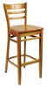 Cherry Ladder Back Bar Stool