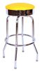 Yellow Diner Bar Stool Flat