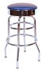 Blue Diner BarStool Flat