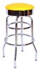 Yellow Diner BarStool Flat