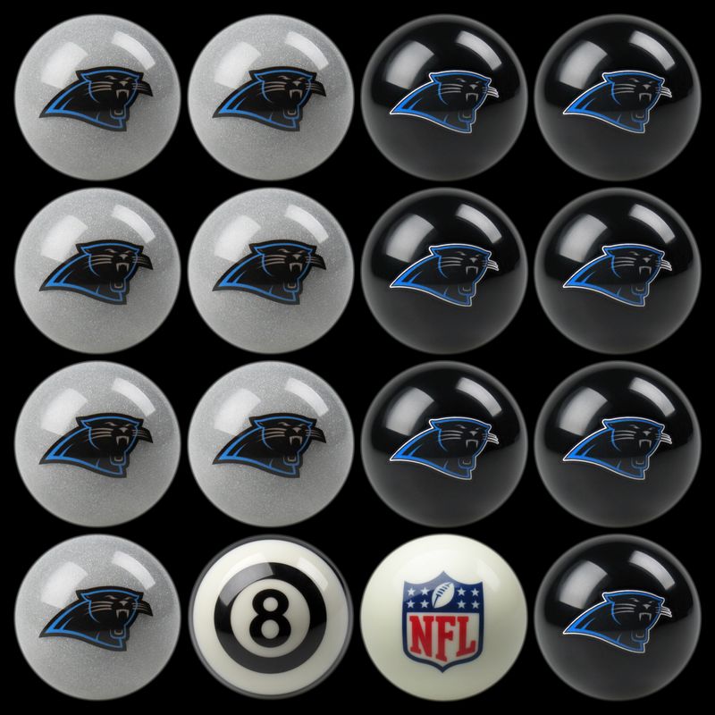 carolina panthers pool balls