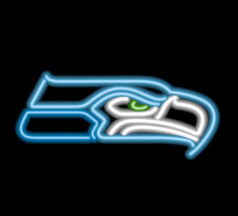 Seattle SEAHAWKS Neon Sign | Seattle SEAHAWKS Neon 