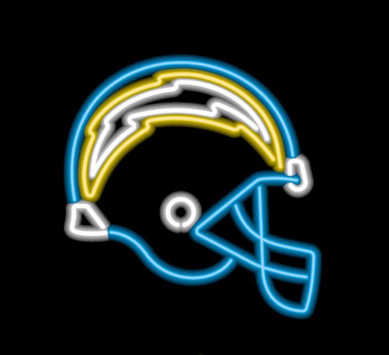 Neon San Diego Chargers Logo