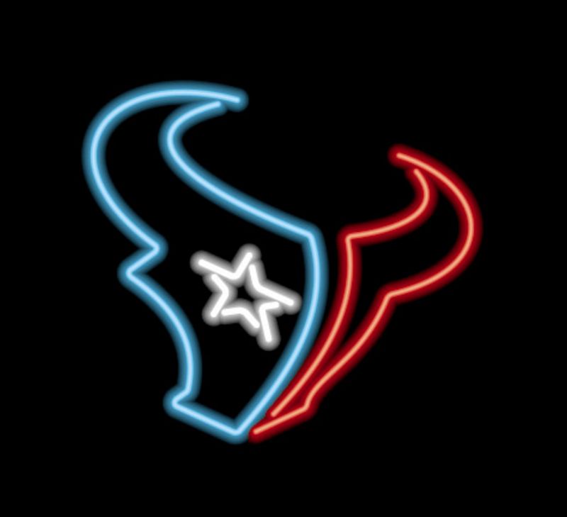 HOUSTON TEXANS Neon Sign | HOUSTON TEXANS Neon 