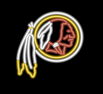 Washington Redskins Neon Signs