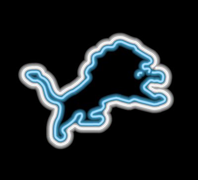 Detroit Lions Neon Signs