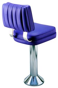 Channeled Mounted Stool | Floor Mounted Bar Stool | Mounted Counter Stool